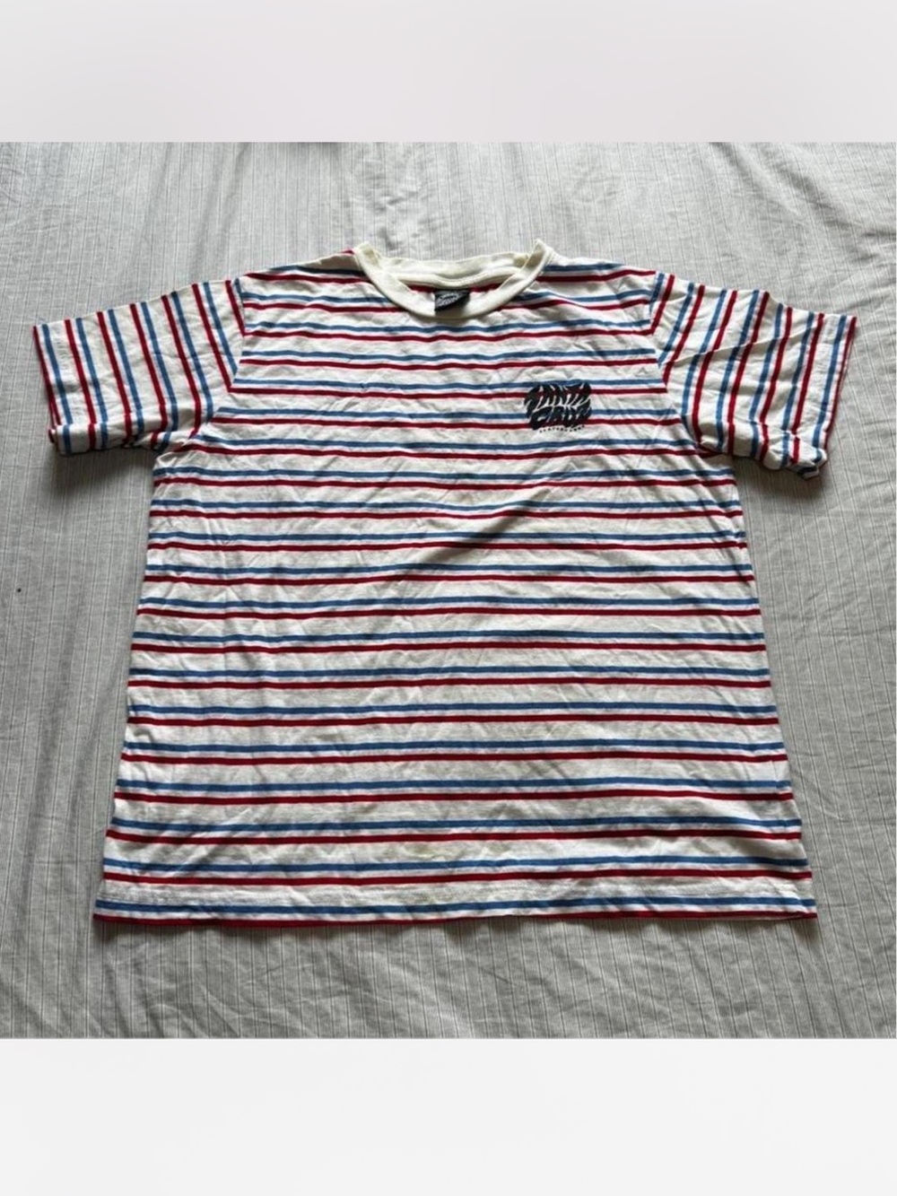 Santa Cruz Men’s Striped Skater Tee